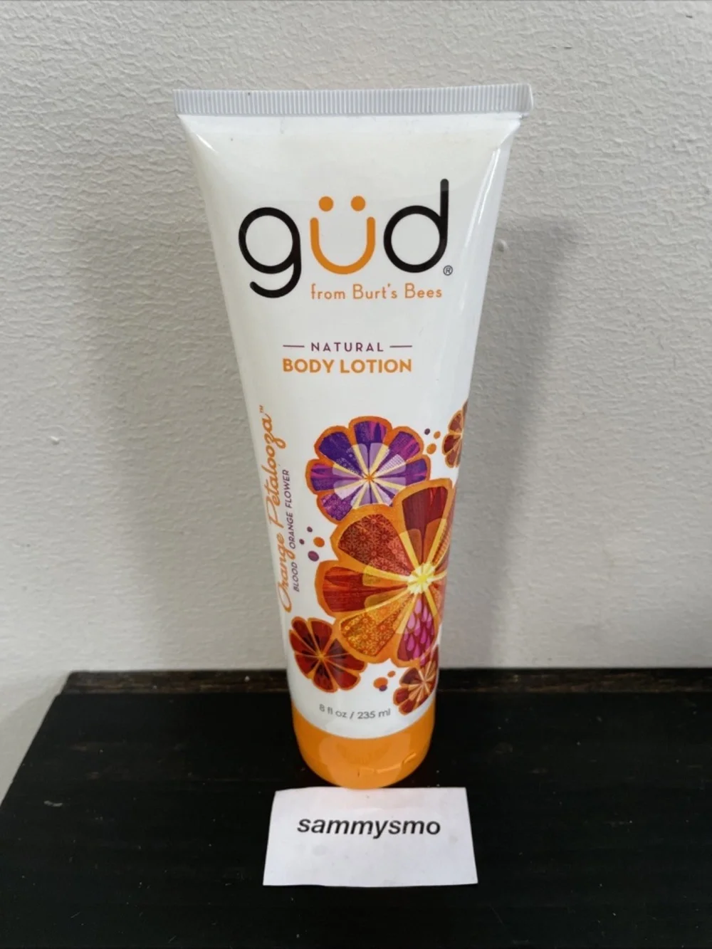 Gud Orange Petalooza Body Lotion- Burt's Bees, Blood Orange, 8 oz. DISCONTINUED
